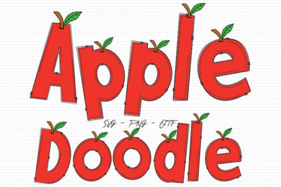 Apple Alphabet: A Playful Font for Creative Projects