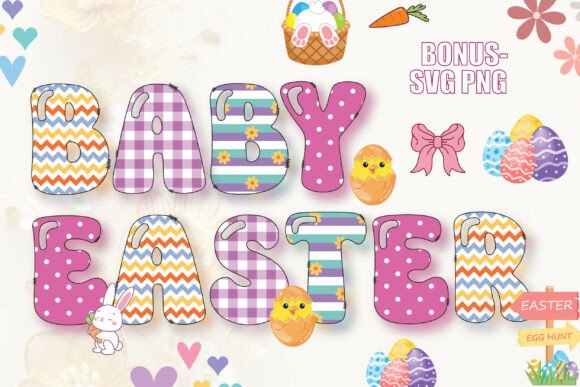 Baby Easter Bundle: Fonts for Festive Spring Designs