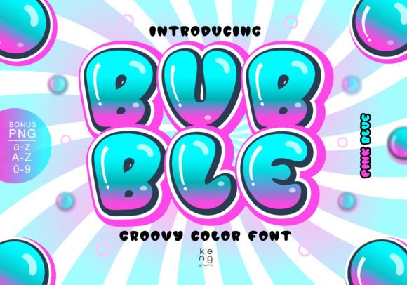 Bubble Pink Blue: The Bold Typeface That Demands Attention