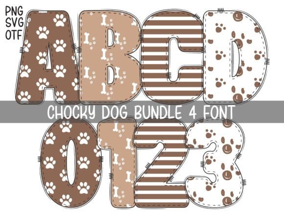 Chocky Dog: A Playful Color Font for Creative Projects