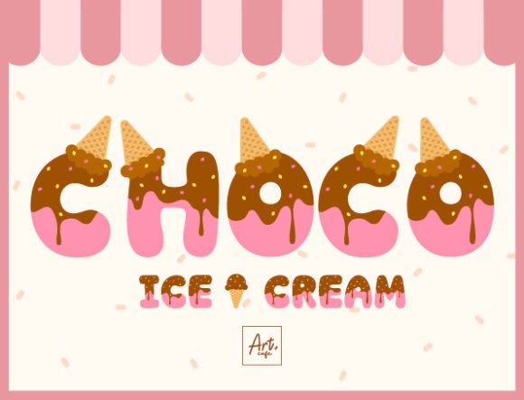 Chocolate Ice Cream: A Typeface That Tastes as Good as It Looks