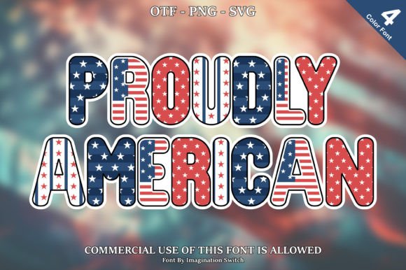 Crafting a Bold Identity with the Proudly American Typeface