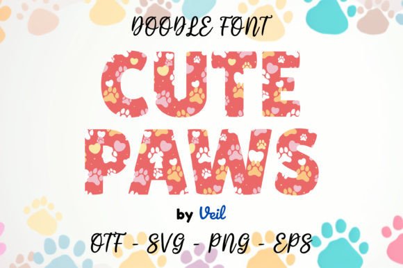 Cute Paw: The Playful Typeface for Creative Brands