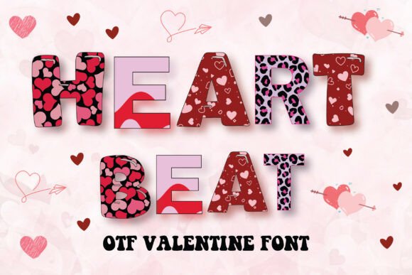 Designing with Heart: The Sweet Kiss Valentine Font Collection