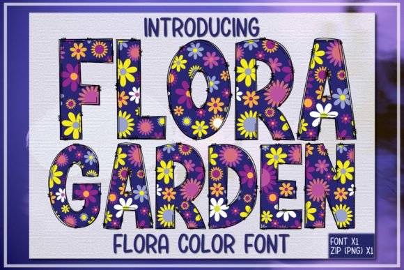 Flora Garden: A Playful Font for Bold, Modern Designs
