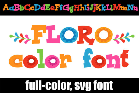 Floro: A Colorful Typeface for Modern Branding