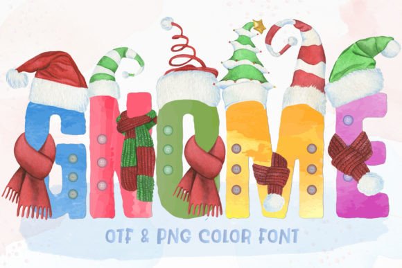 Gnome: A Playful Christmas Font for Every Creative Project