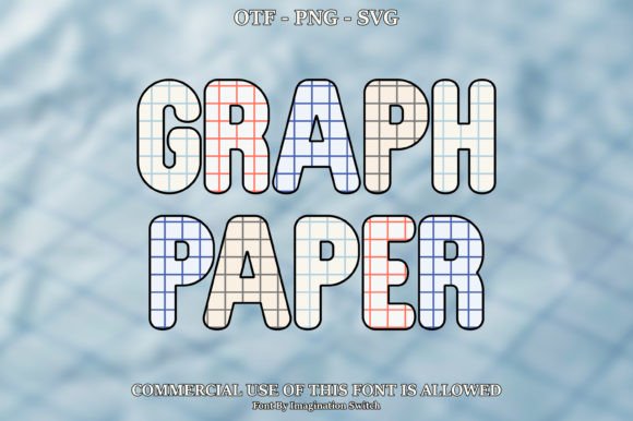 Graph Paper: A Colorful Typeface for Creative Impact