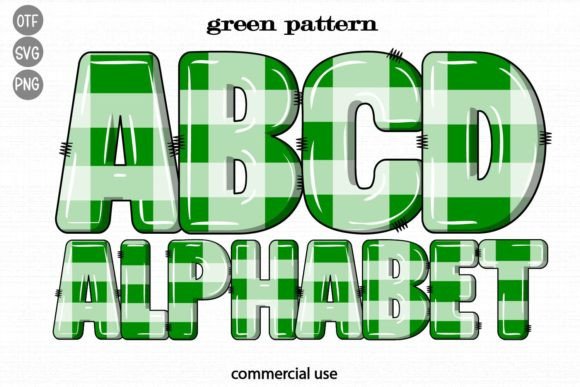 Green Pattern: A Playful Font for Whimsical Projects