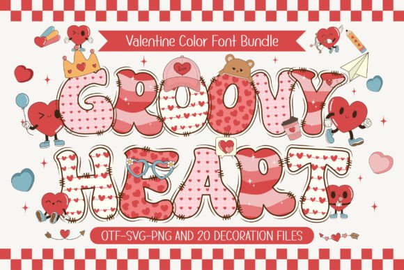 Groovy Heart: A Font That Captures Valentine's Day Spirit