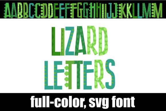 Lizard Letters: A Playful Font for St. Patrick's Day and Beyond