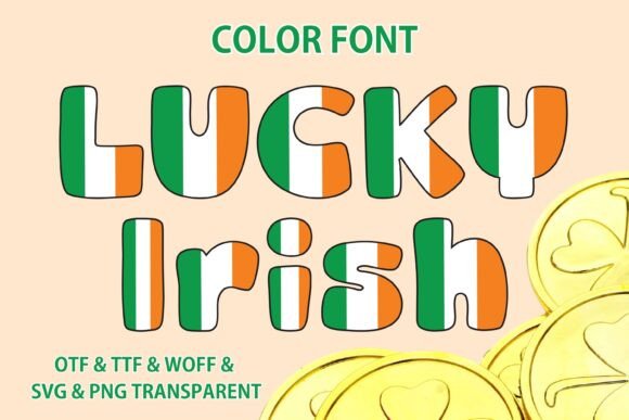 Lucky Irish: A Vivid Color Font for St. Patrick's Day and Beyond