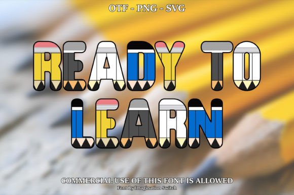 Ready to Learn Collection: The Color Font That Sparks Creativity