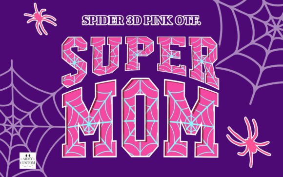 Spider 3d Pink: Weaving a Web of Vibrant Design
