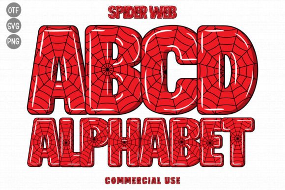 Spider Web Font: A Unique Texture for Creative Projects
