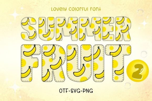Summer Fruit2: A Playful Typeface for Vibrant Projects