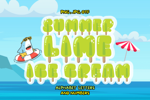 Summer Lime Ice Cream: A Zesty Handwritten Font for Vibrant Designs
