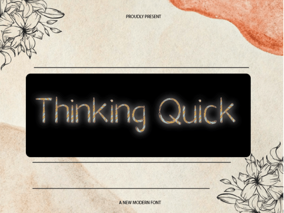 Thinking Quick: The Casual Sans-Serif Font with Real Character