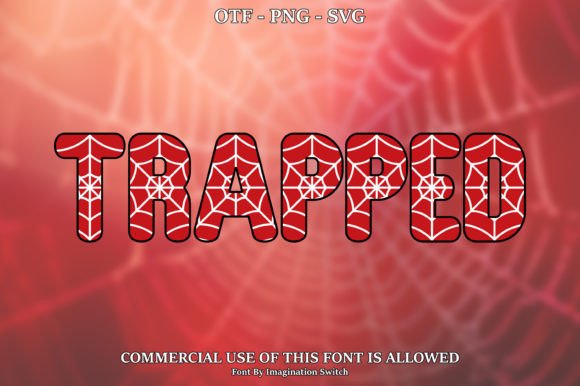 Trapped: A Colorful Font for Bold Visual Statements
