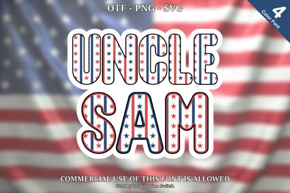 Uncle Sam: A Colorful Font That Makes Your Designs Pop