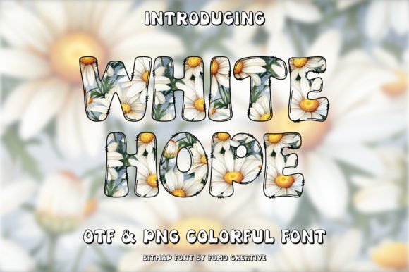 White Hope: A Color Font for Bold, Modern Design Projects